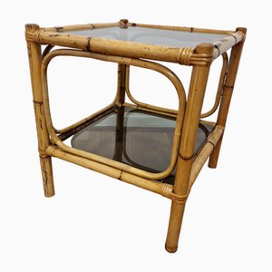 1970s Bamboo Cafe Table and Magazine Rack-RKF-2035980