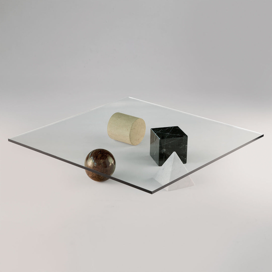 Metafora - Low Square Coffee Table by Martinelli Luce