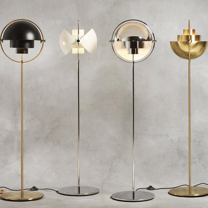 Multi-Lite Floor Lamp Chrome &