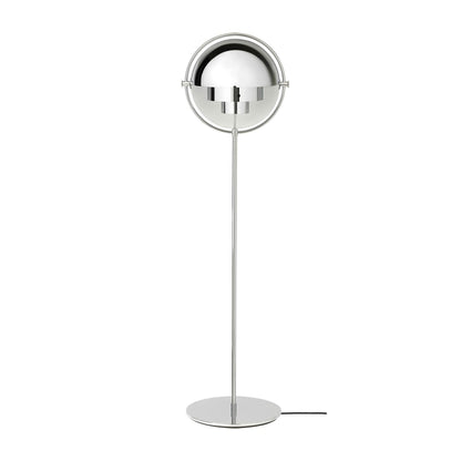 Multi-Lite Floor Lamp Brass & White