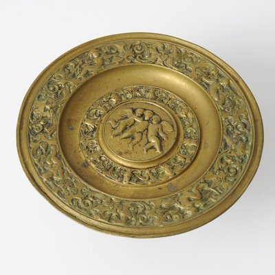 19th-Century Antique French Brass Tazza-IXK-766639