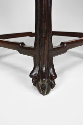 19th Century Asian High Side Table Carved with Dragons and Flowers-XNH-754025