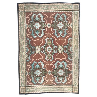 19th Century Aubusson Style Woven Rug-YMM-1061618