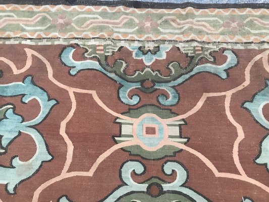 19th Century Aubusson Style Woven Rug-YMM-1061618