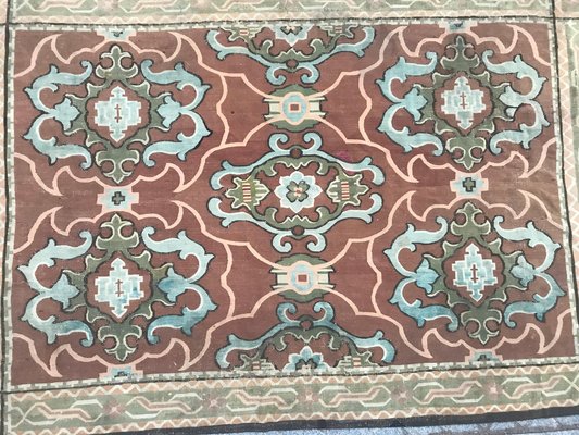 19th Century Aubusson Style Woven Rug-YMM-1061618