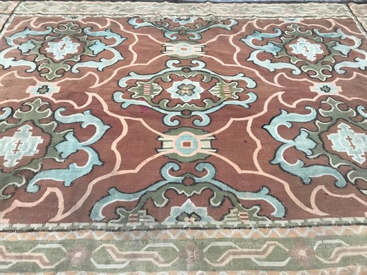 19th Century Aubusson Style Woven Rug-YMM-1061618