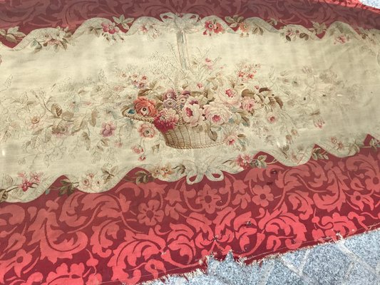 19th Century Aubusson Tapestry Sofa Cover-YMM-1157425