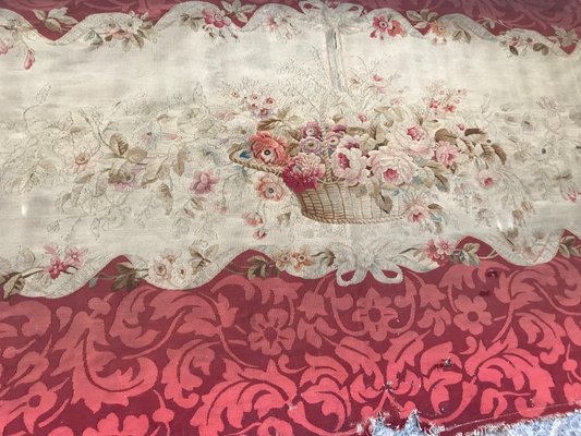 19th Century Aubusson Tapestry Sofa Cover-YMM-1157425