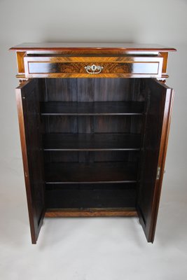 19th Century Austrian Nutwood Half Cabinet, 1880s-TQA-1322168