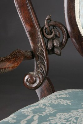 19th Century Baroque Colonial Throne Chair-FLW-1402372