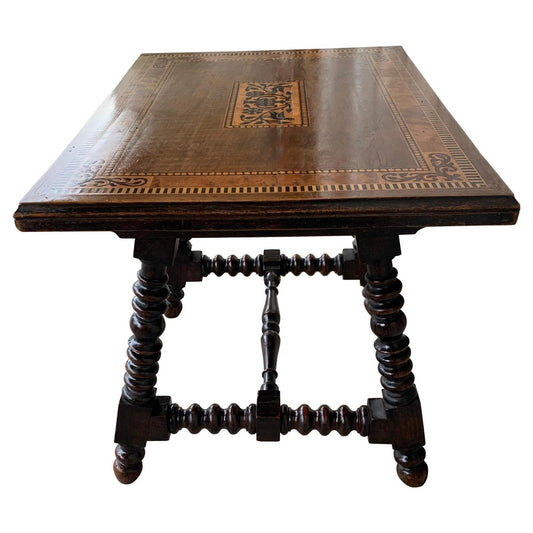 19th Century Baroque Spanish Side Table