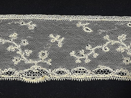 19th Century Belgian Lace Borders, Set of 4-UCH-1791342