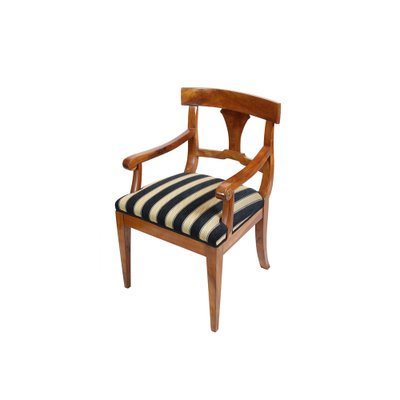 19th Century Biedermeier Armchair in Cherrywood