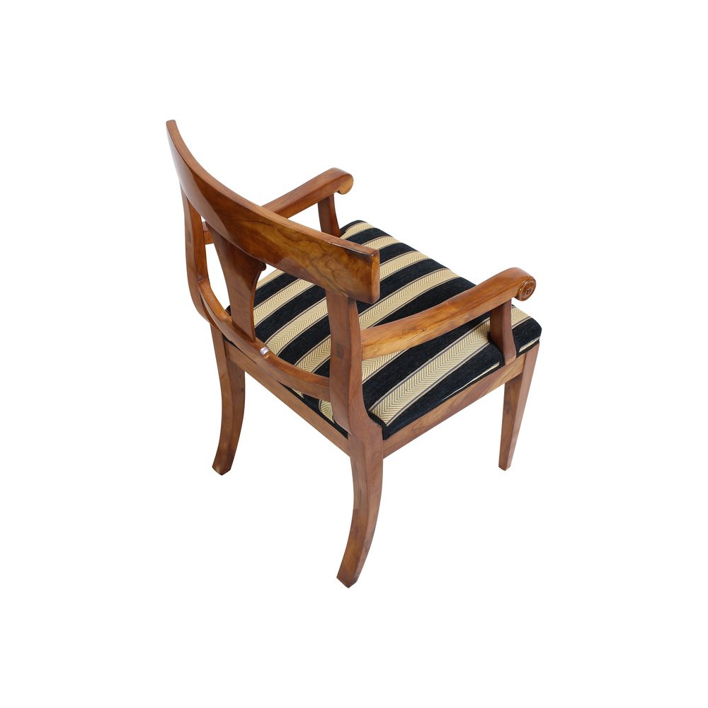 19th Century Biedermeier Armchair in Cherrywood