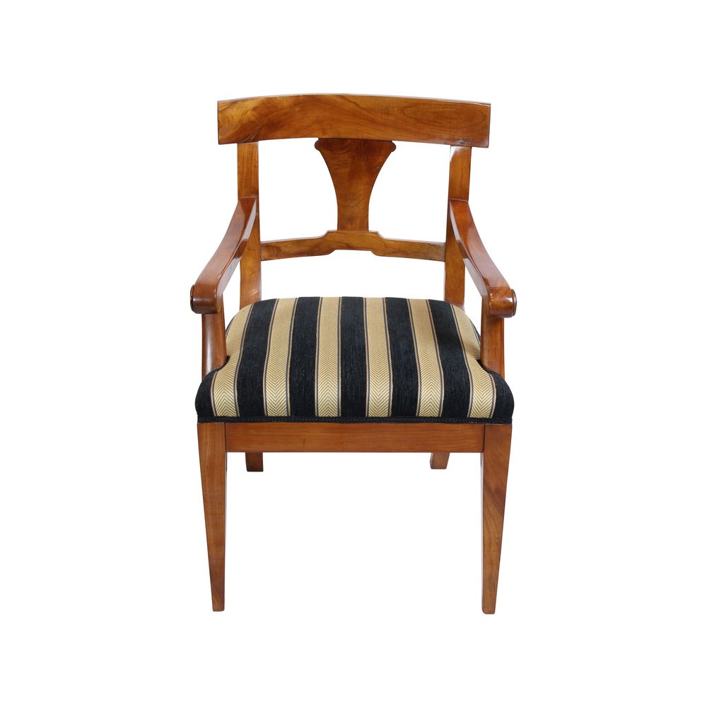 19th Century Biedermeier Armchair in Cherrywood-WFJ-1819189