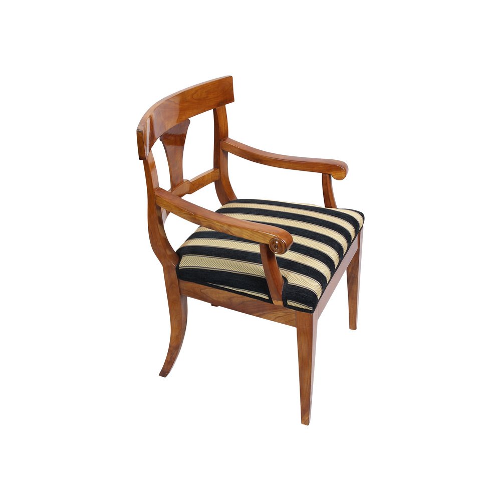 19th Century Biedermeier Armchair in Cherrywood-WFJ-1819189