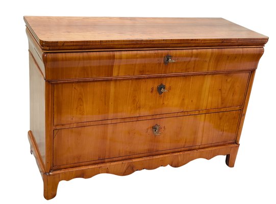 19th Century Biedermeier Cherrywood Chest of Drawers-WFJ-2034587