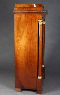 19th Century Biedermeier Column Secretary, 1830s-FLW-1402373