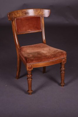 19th Century Biedermeier Curving Backrest Chair-FLW-1401842