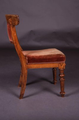 19th Century Biedermeier Curving Backrest Chair-FLW-1401842