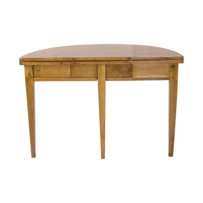 19th Century Biedermeier Demi Lune Fold-Out Table-WFJ-1448650