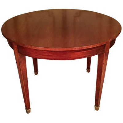 19th Century Biedermeier Dining Table in Mahogany, 1870s-FLW-1401800