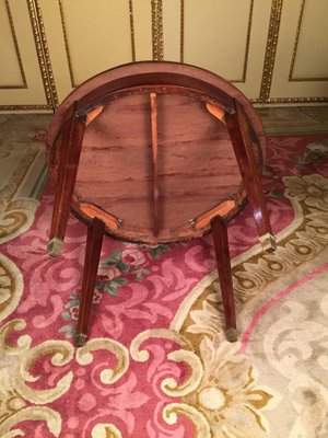 19th Century Biedermeier Dining Table in Mahogany, 1870s-FLW-1401800