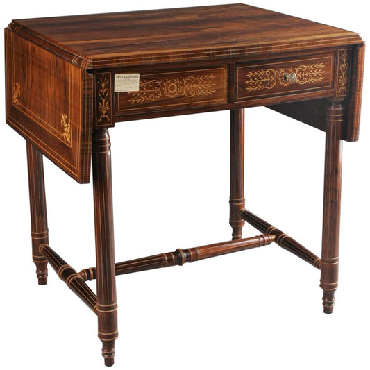 19th Century Biedermeier Folding Table, 1830s