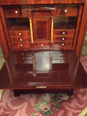 19th Century Biedermeier Secretaire in Mahogany, 1830-1850s-FLW-1401897