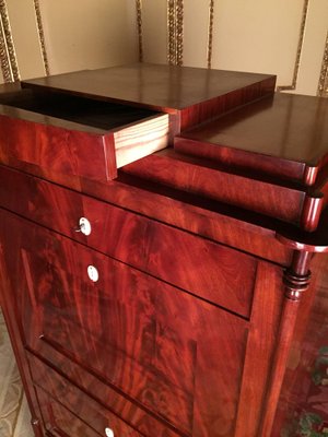 19th Century Biedermeier Secretaire in Mahogany, 1830-1850s-FLW-1401897