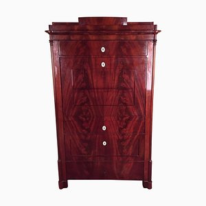 19th Century Biedermeier Secretaire in Mahogany, 1830-1850s-FLW-1401897