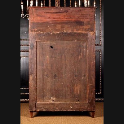 19th Century Biedermeier Style Cuba Mahogany Secretaire-FLW-1401846