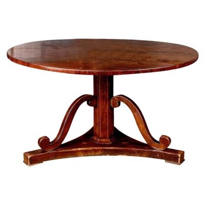 19th Century Biedermeier Style Mahogany Dining Table-FLW-1401922