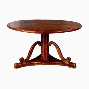 19th Century Biedermeier Style Mahogany Dining Table-FLW-1401922