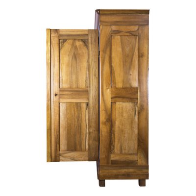 19th Century Biedermeier Walnut Wardrobe, Germany-WFJ-1396591