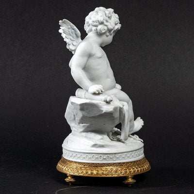 19th Century Biscuit Angel with Birds-WFS-1371160