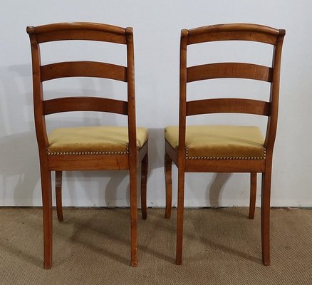 19th Century Blonde Mahogany Chairs, Set of 2-RVK-1209414