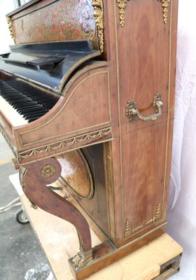 19th Century Boulle Vertical Piano-IYX-1792443