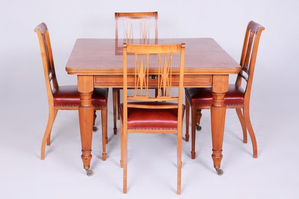 19th Century British Dining Room in Satin Wood, Set of 15-WHY-1005750