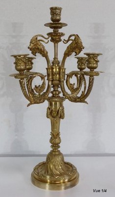 19th Century Bronze Candelabrum-RVK-1256279