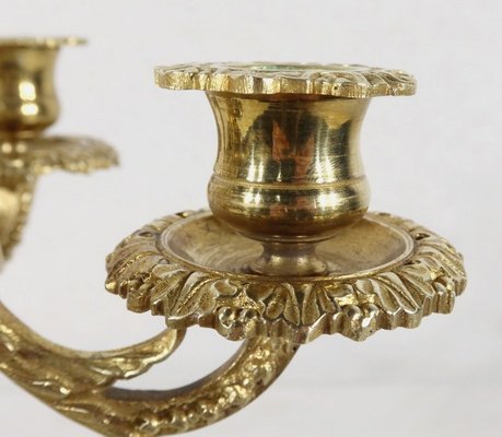 19th Century Bronze Candlelabra, Set of 2-RVK-1196208