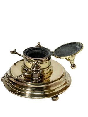 19th Century Bronze Inkwell-UCH-1224540