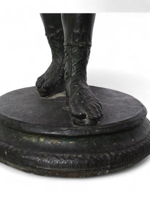 19th-Century Bronze Narcissus Statue Following Chiurazzi, 1890s-FDW-2039625