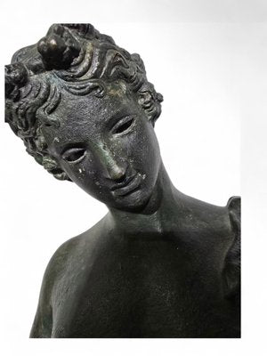 19th-Century Bronze Narcissus Statue Following Chiurazzi, 1890s-FDW-2039625