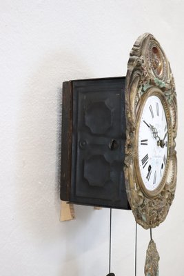 19th Century Bronze Wall Clock-DCO-1413773