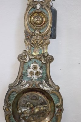 19th Century Bronze Wall Clock-DCO-1413773