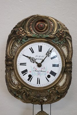 19th Century Bronze Wall Clock-DCO-1413773