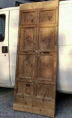 19th Century Brown Wooden Door-RAQ-2033374