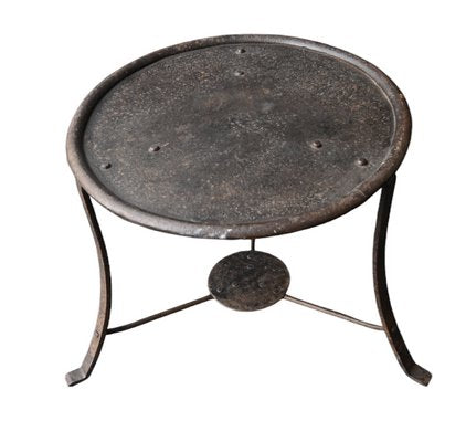 19th Century Brutalist Forged Iron Coffee Table-RIK-1765080