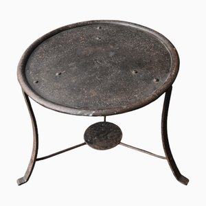 19th Century Brutalist Forged Iron Coffee Table-RIK-1765080